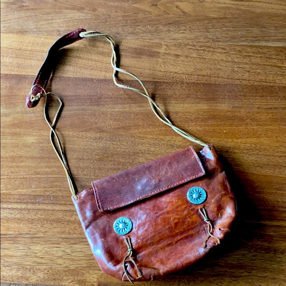 Vintage Holt Renfrew Boho Leather Purse